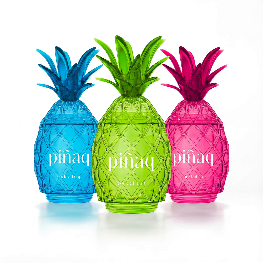 Pineapple Cocktail Cup Set of 3 (Save $10)